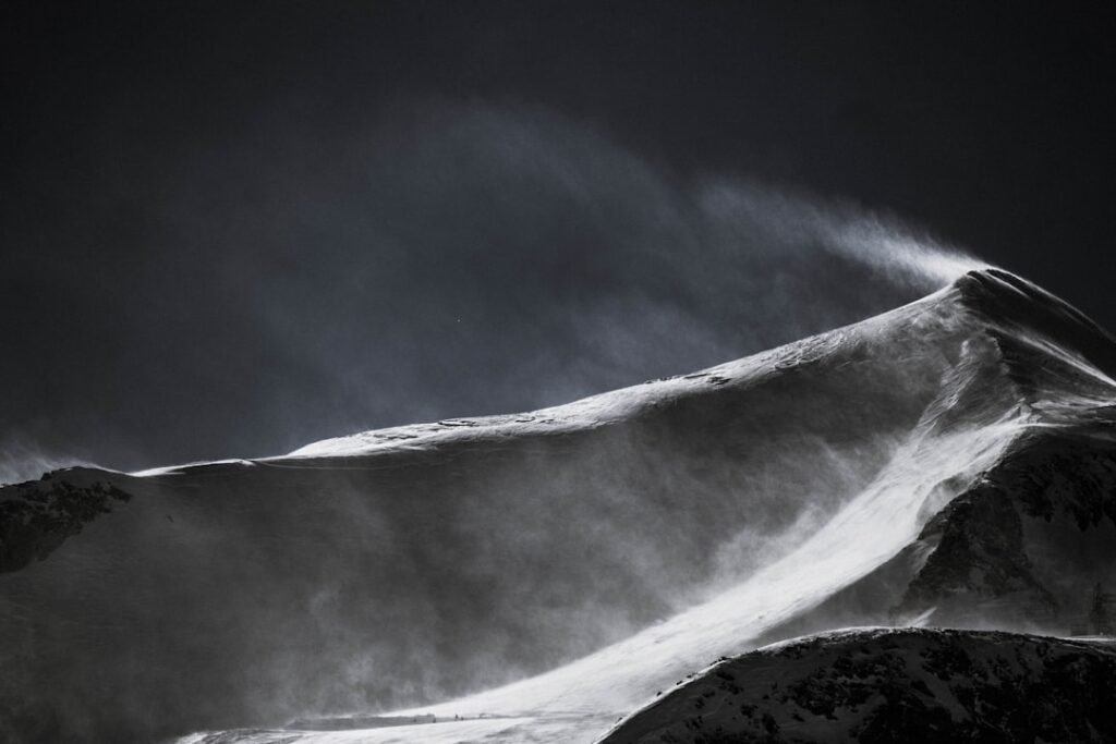 Photo Mountain peak